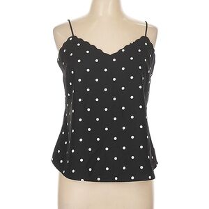 Black Polka Dot Women's Top